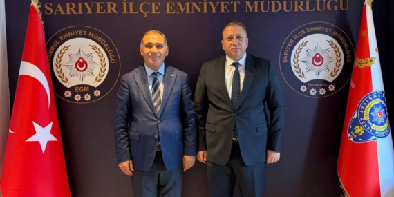 Kamacı’dan Sarıyer İlçe Emniyet Müdürü Hakan Alparslan Kırbaş’a Ziyaret