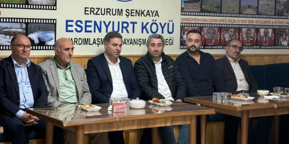 MHP Sultangazi’den Erzurum Şenkaya Esenyurt Köyü Derneği’ne Ziyaret