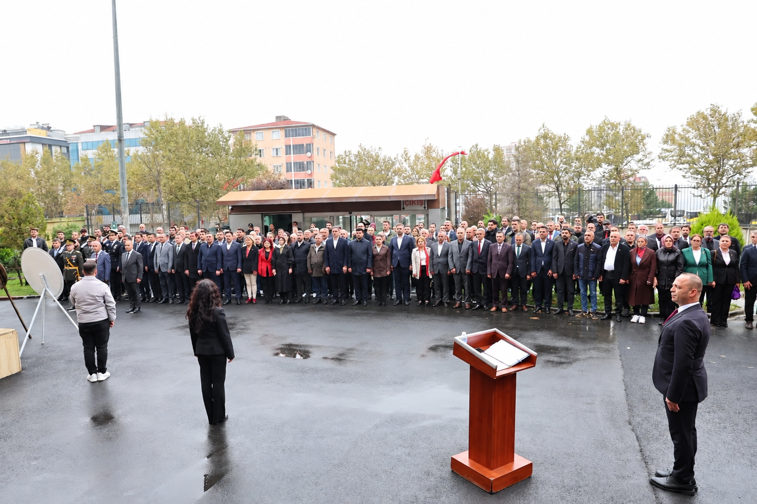 Yağmur Sonrası Resmî Anma Töreni